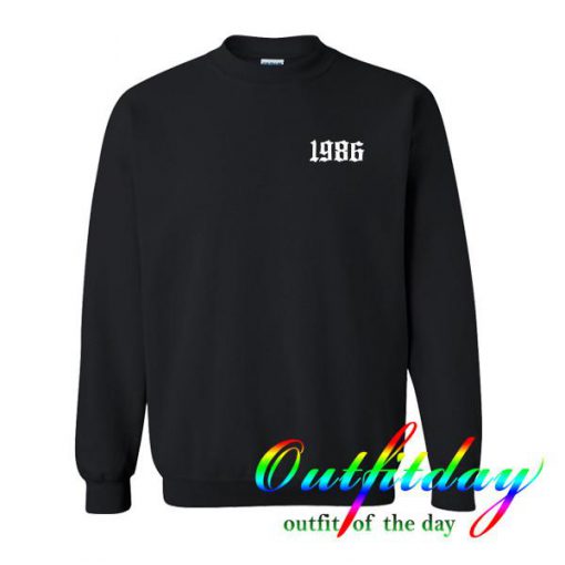 1986 sweatshirt