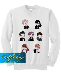 Animated BTS Sweatshirt Ez025