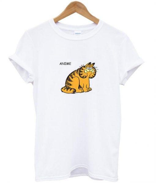 Anime Garfield T-Shirt  SU