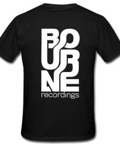 BOURNE RECORDINGS LOGO TSHIRT BACK  SU