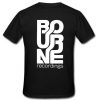 BOURNE RECORDINGS LOGO TSHIRT BACK  SU