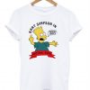Bart Simpson In Fuck Off Dude’s Radical Dude T Shirt Ez025