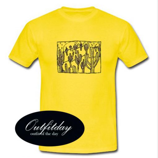 Cactus Yellow T Shirt