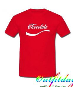 Chocolate Coca Cola Logo tshirt