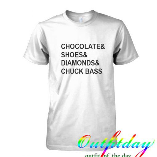 Chocolate and shoes tshirt