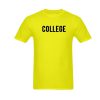 College tshirt