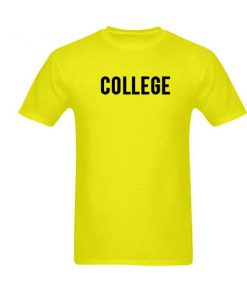 College tshirt