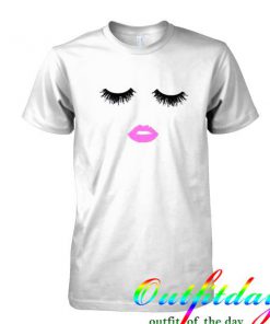 Eyes Mascara & Lipstick tshirt