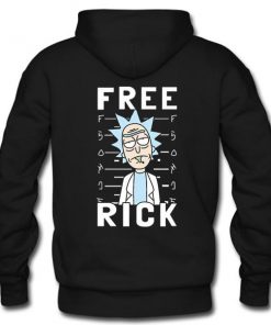 Free Rick And Morty Hoodie Back