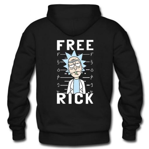 Free Rick And Morty Hoodie Back