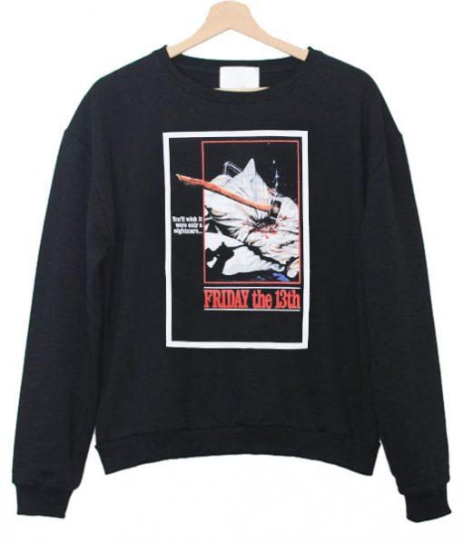 Friday The 13th Sweatshirt Ez025