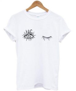 Funny Wink Eyes T Shirt Ez025