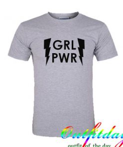 Girl Power Lightning Bolt tshirt