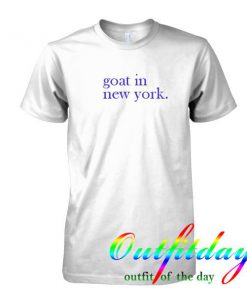 Goat in new york tshirt