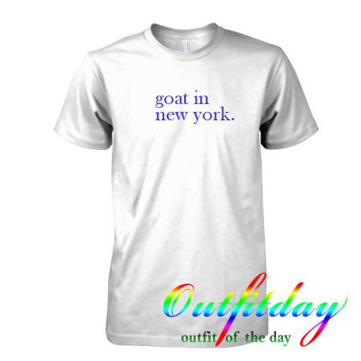 Goat in new york tshirt