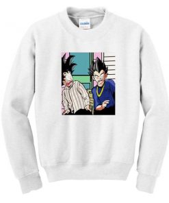 Goku and Vegeta Dab sweatshirt