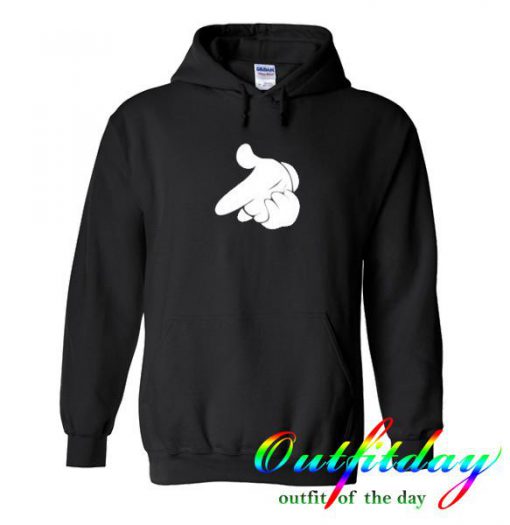 Gun Mickey Hands Hoodie