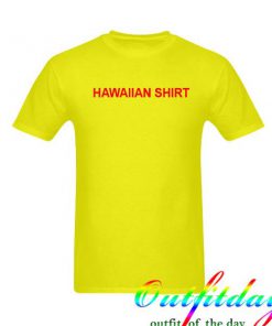 Hawaiian yellow shirt