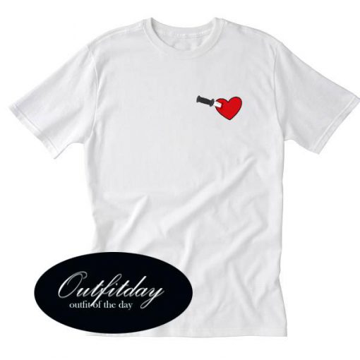 Heart Logo knife Tshirt