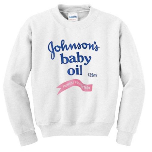 Johnson’s Baby Oil Sweatshirt Ez025