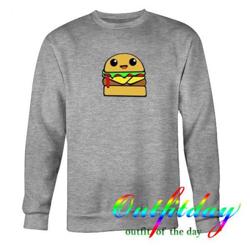 Kawaii Cheeseburger Sweatshirt