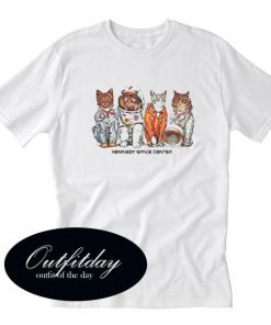 Kennedy Space Center Cat Tshirt