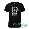 Kick Snare Hi Hat Tom Ride & Crash tshirt