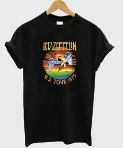 Led Zeppelin Us Tour 1975 T Shirt Ez025