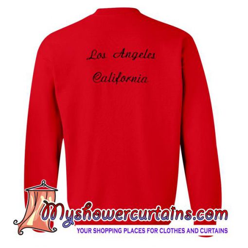 Los Angeles California Sweatshirt Back