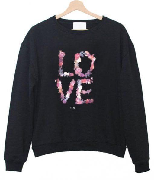 Love Flower Sweatshirt Ez025