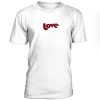 Love Font Print Tshirt