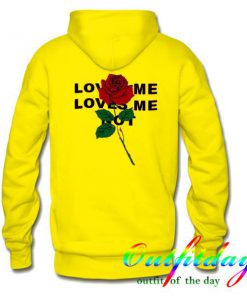 Loves Me Loves Me Not hoodie Back