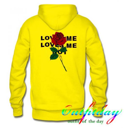 Loves Me Loves Me Not hoodie Back