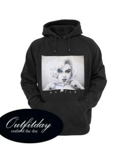 M Black Marilyn Monroe Hustle Hoodie