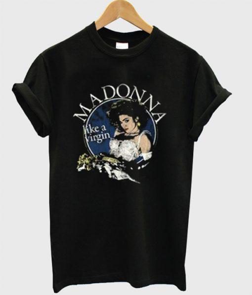 Madona Like A Virgin T Shirt Ez025