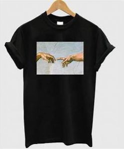 Michelangelo Hand Of God T-Shirt  SU