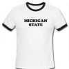 Michigan State Ringer Tshirt