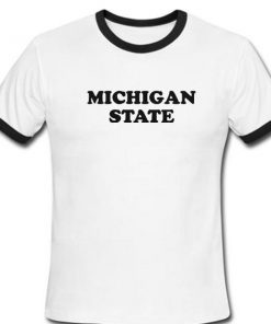 Michigan State Ringer Tshirt