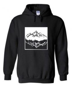 Mountain Upside Down Hoodie  SU