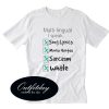 Multilingual I Speak T Shirt