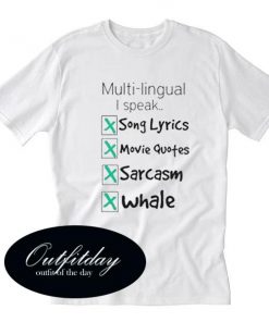 Multilingual I Speak T Shirt