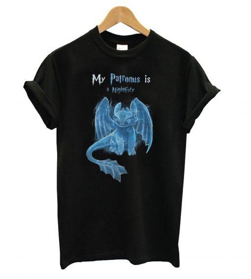 My Patronus is a Night Fury Toothless T shirt  SU