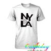 NY LA tshirt