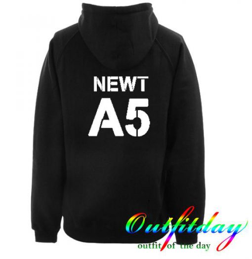 Newt A5 hoodie back