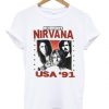 Nirvana USA 91 Graphic T-Shirts Ez025