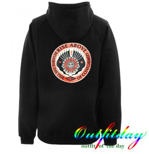Obey Reverse The Tide Hoodie Back