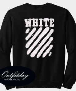 Off White Sweatshirt Back