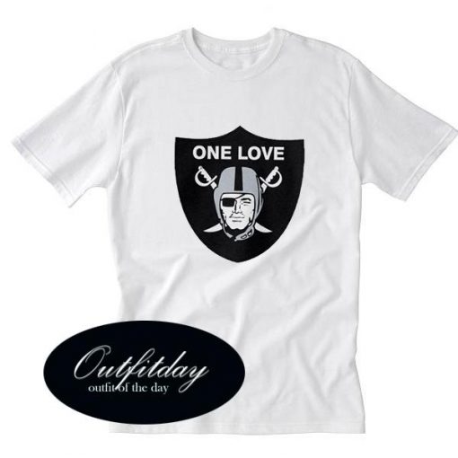 One Love Oakland Raiders Tshirt