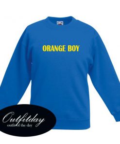 Orange Boy Sweatshirt