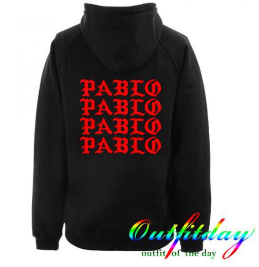 Pablo hoodie back